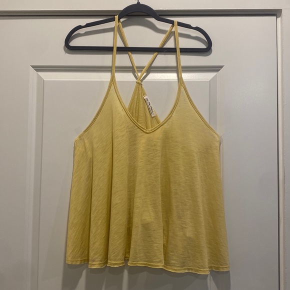 Free People Yellow Tank NWTGS - Picture 1 of 4